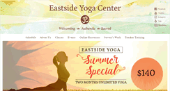 Desktop Screenshot of eastsideyoga-austin.com